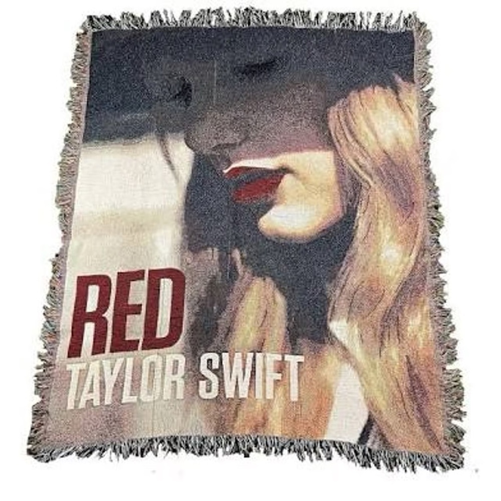 Taylor‎ Swift Official Red Tour Woven Tapestry Blanket Throw